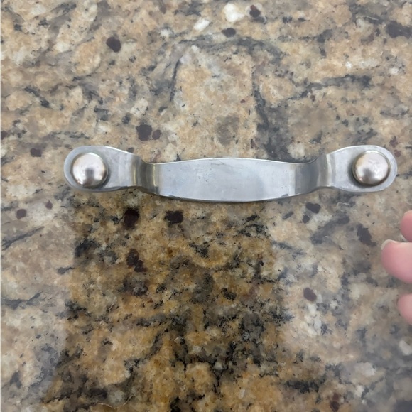 GLASS LID GOOD CONDITION 11” CIRCUMFERENCE OUTER/ INNER STAINLESS RIM 10” - Picture 4 of 9